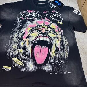 Graphic Black T-Shirt with NYC Design